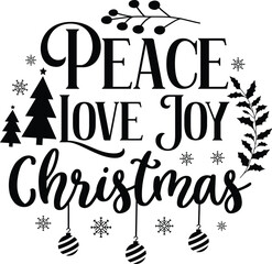 Peace Love Joy Christmas