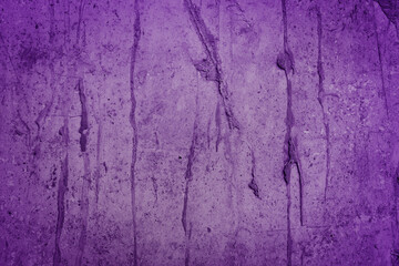 Concrete wall plastered purple scratch texture