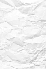 White clean crumpled paper