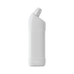 Realistic Detailed 3d Household Chemicals Plastic Bottle Cleaning with Bent Tip Empty Template Mockup Isolated on a White Background. Vector illustration