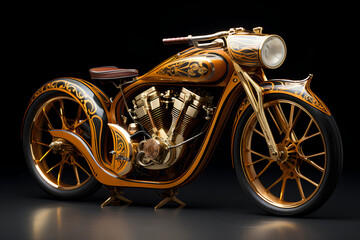Vintage Concept Motorcycle Model