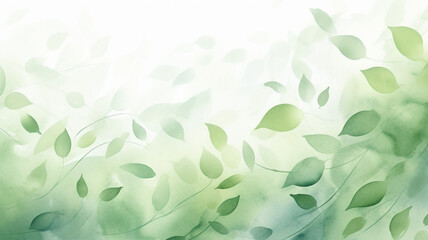 green leaf background illustration