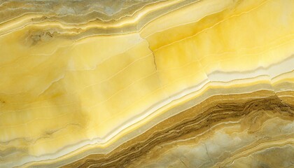 Abstract yellow layered natural stone  texture,  luxury background	
