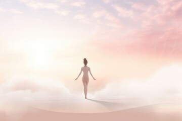 Beautiful background on the desktop - yoga, healthy lifestyle