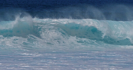 Waves in Atlantic Ocean, Porto Moniz, Madeira Island Portugal
