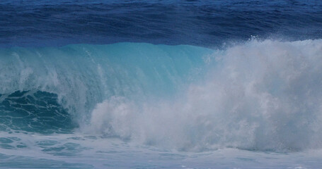 Waves in Atlantic Ocean, Porto Moniz, Madeira Island Portugal