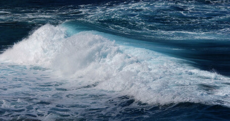 Waves in Atlantic Ocean, Porto Moniz, Madeira Island Portugal