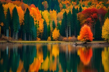 autumn in the mountains