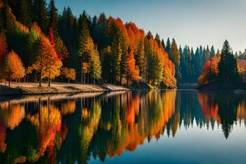 Obraz premium autumn in the mountains