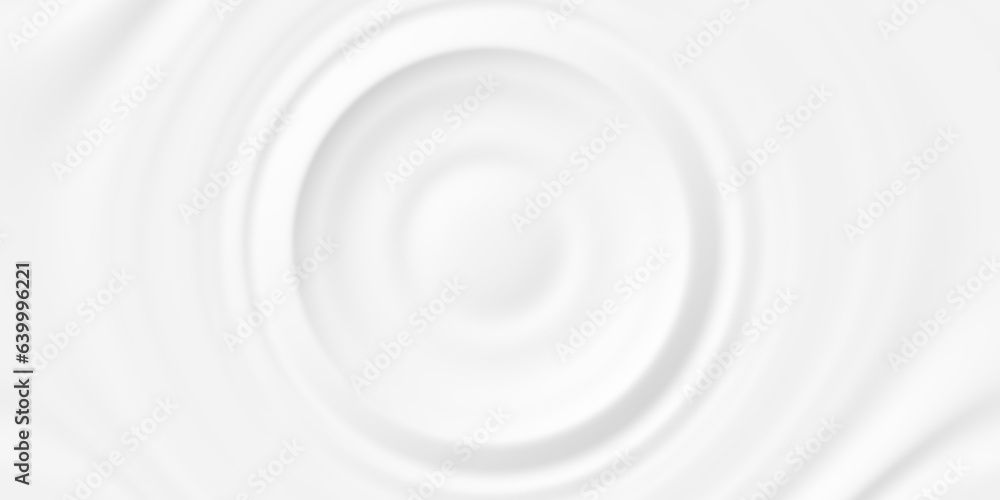 Poster smooth concentric random offset white rings or circles waves background wallpaper banner flat lay to