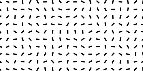 Abstract modern minimal black and white monochrome geometry random rotated lines grid texture background