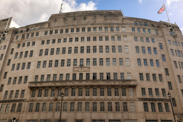 Fototapeta premium Tall buildings in London, England