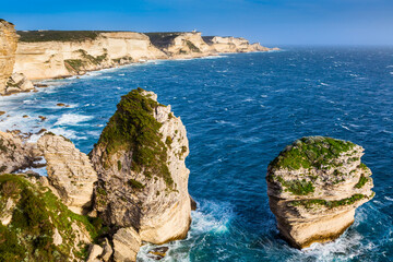 Corsican shoreline at Bonifacio