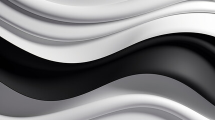 3D abstract black white wallpaper