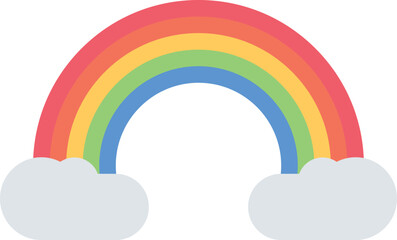 design vector image icons rainbow