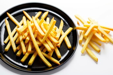 french fries in a white bowl