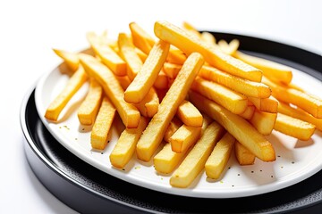french fries in a white bowl
