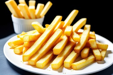 french fries on a plate
