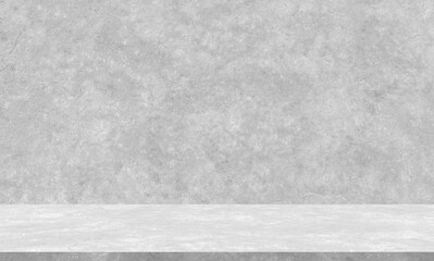 Empty concrete studio room texture background. Cement wall and floor room for product presentation backdrop background. Dirty old vintage room style.