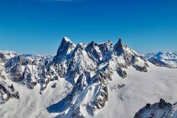 Naklejka premium Massif du Mont Blanc 