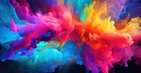 Dynamic pigmented waves and swirling tints.