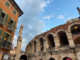 House an Amphitheataer in the italian city of Verona