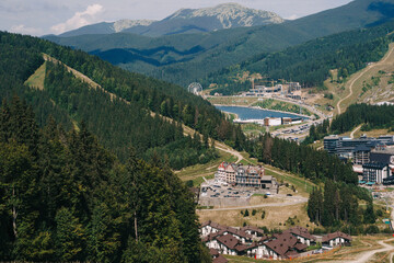 Fototapeta premium Great view of the mountains in sunny weather