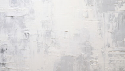 Abstract white oil paint brushstrokes texture pattern contemporary painting wallpaper background