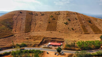 landscape of the mountains