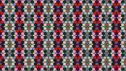 Fototapeta na wymiar hexagon abstract pattern background wallpaper