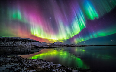 Die schönen Nordlichter Norwegens 