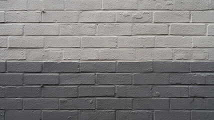 White grey brick wall painted texture background half tone