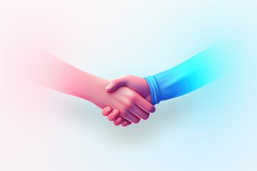 Illustration of a handshake symbolizing cooperation