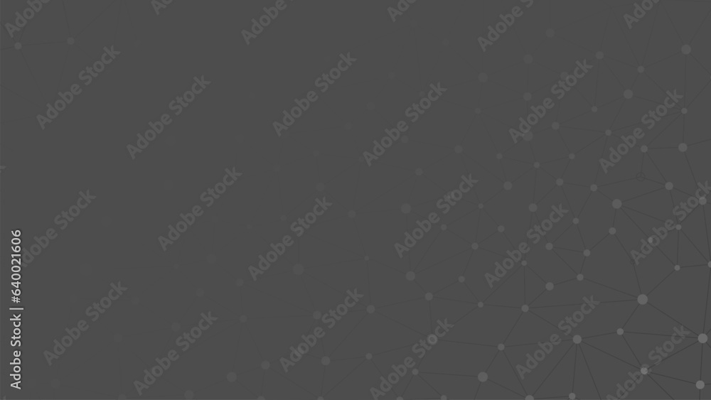 Aufkleber Abstract geometric background. Plexus mesh backdrop. Vector
