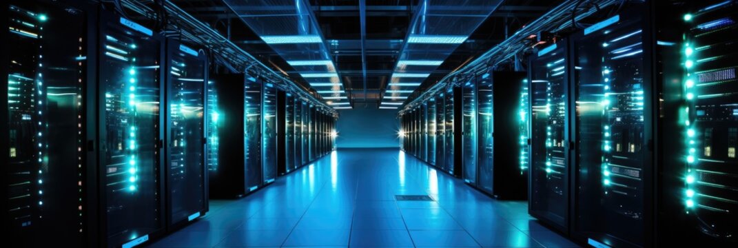 enterprise cloud servers in a data center