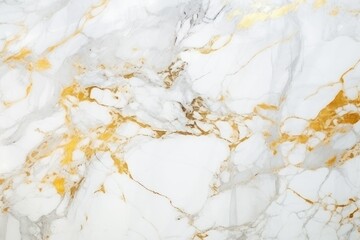 Luxe Fusion: Natural White and Gold Marble Texture for Skin Tile Wallpaper
