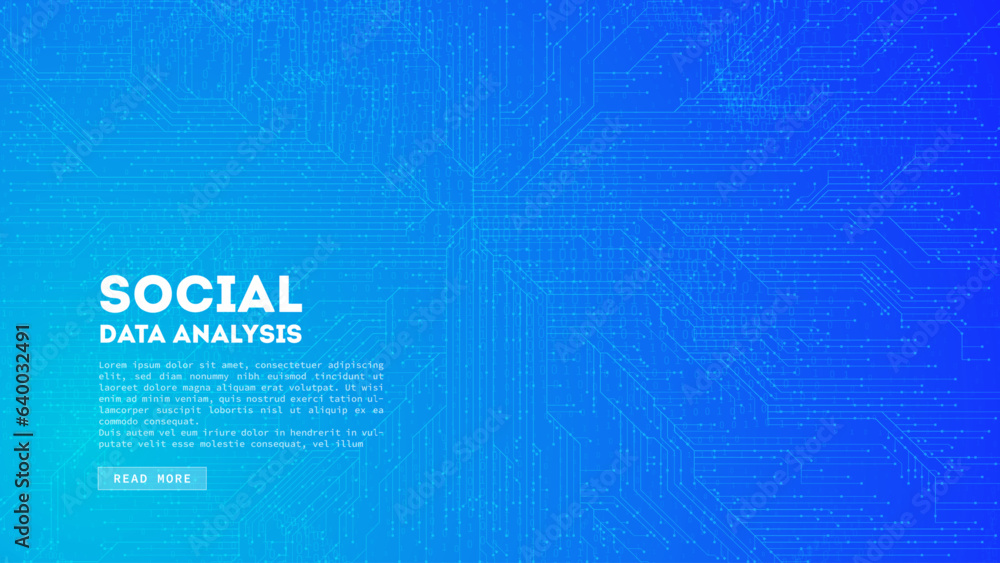 Poster Big Data cloud computing. Blockchain visualiztion. Social network information complexity.