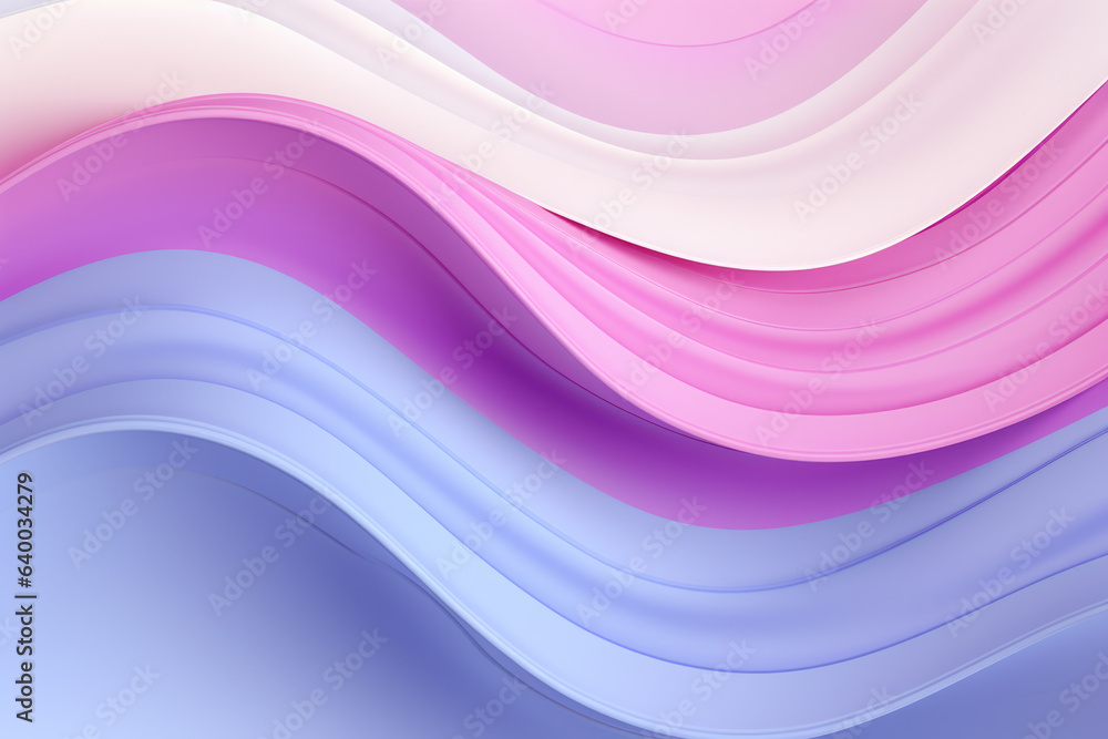 Poster eye-catching pink and blue abstract background featuring curved lines. perfect for adding touch of m