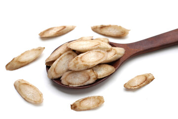 Burdock Root (Gobo) on white background.