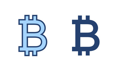 Bitcoin icon vector. bitcoin sign and symbol. payment symbol. cryptocurrency logo
