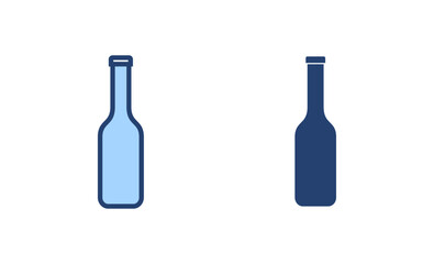 Bottle icon vector. bottle sign and symbol