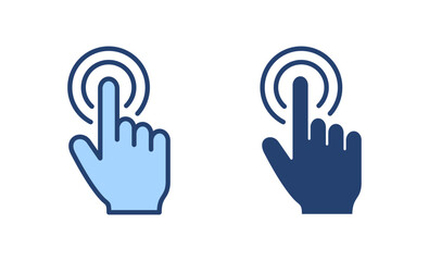Hand cursor icon vector. cursor sign and symbol. hand cursor icon clik