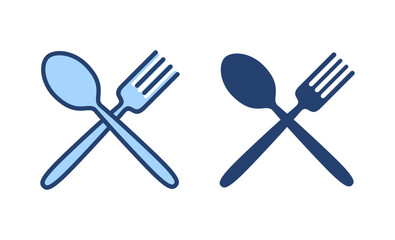 spoon and fork icon vector. spoon, fork and knife icon vector. restaurant sign and symbol
