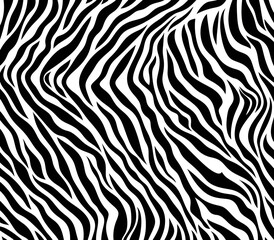 Zebra Skin Texture Background, Ai Generated