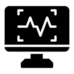computer glyph icon