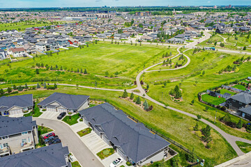 Sky's Canvas: Stonebridge, Saskatoon, Saskatchewan Panorama