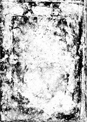 Dirty grimy stained old grungy texture overlay on transparent background. Number 13.