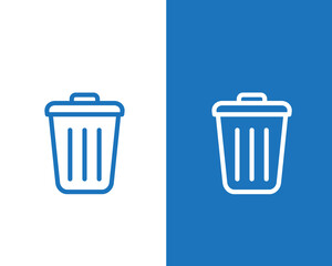 Recycle icon,trash icon vector logo design template