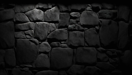 Minimalistic Old Grey Brick Wall Texture for Designers - ai generated