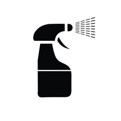 Spray bottle Icon flat illustration on white background..eps